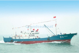 Grandsea 45m Steel Ocean Stern Trawler Fishing Ship Boat with Freezer for sale