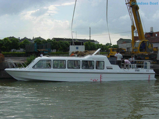 13.8m 26 Persons Fiberglass Passenger Ferry And Crew Boat for Sale