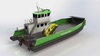 18m Aluminum Landing Craft Multi-purpose Work Barge Boat for Sale