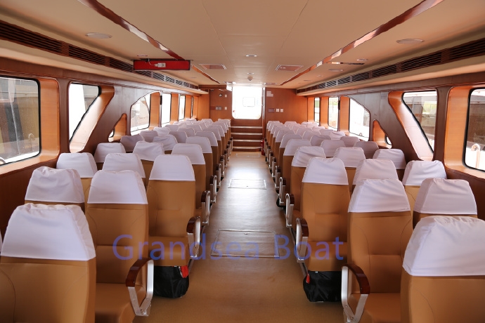 China 25m FRP Day Commercial 140 Passenger Ferry Boat for Sale