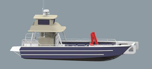 11.5m 38ft All Welded Aluminum Landing Craft Boat For Sale