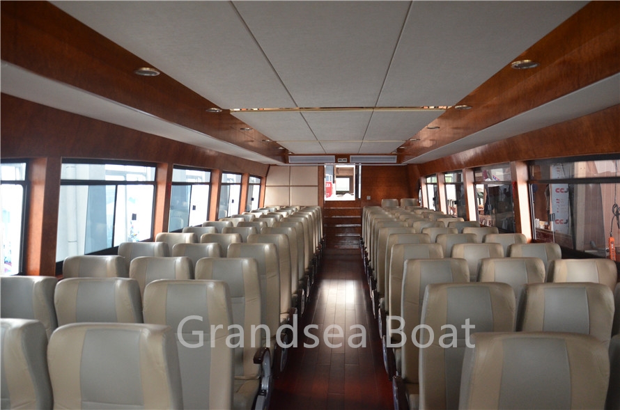 China 25m FRP Day Commercial 140 Passenger Ferry Boat for Sale