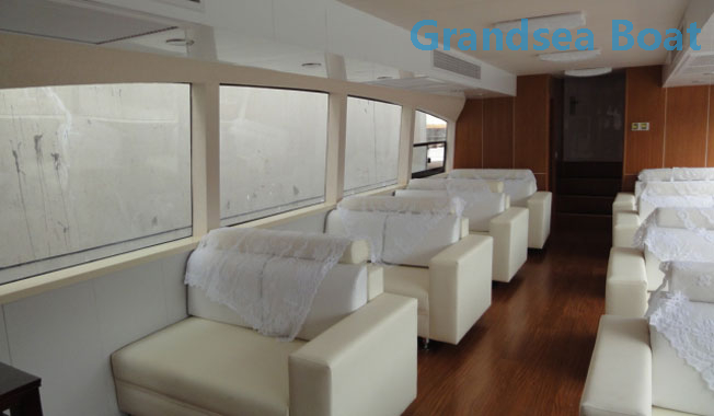 Grandsea 18m 60 Perons Fiberglass Sightseeing Taxi Ferry Boat for Sale
